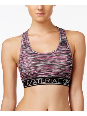 

MATERIAL GIRL Intimates Pink Low Impact Everyday Sports Bra Juniors Размер, Розовый, M61222