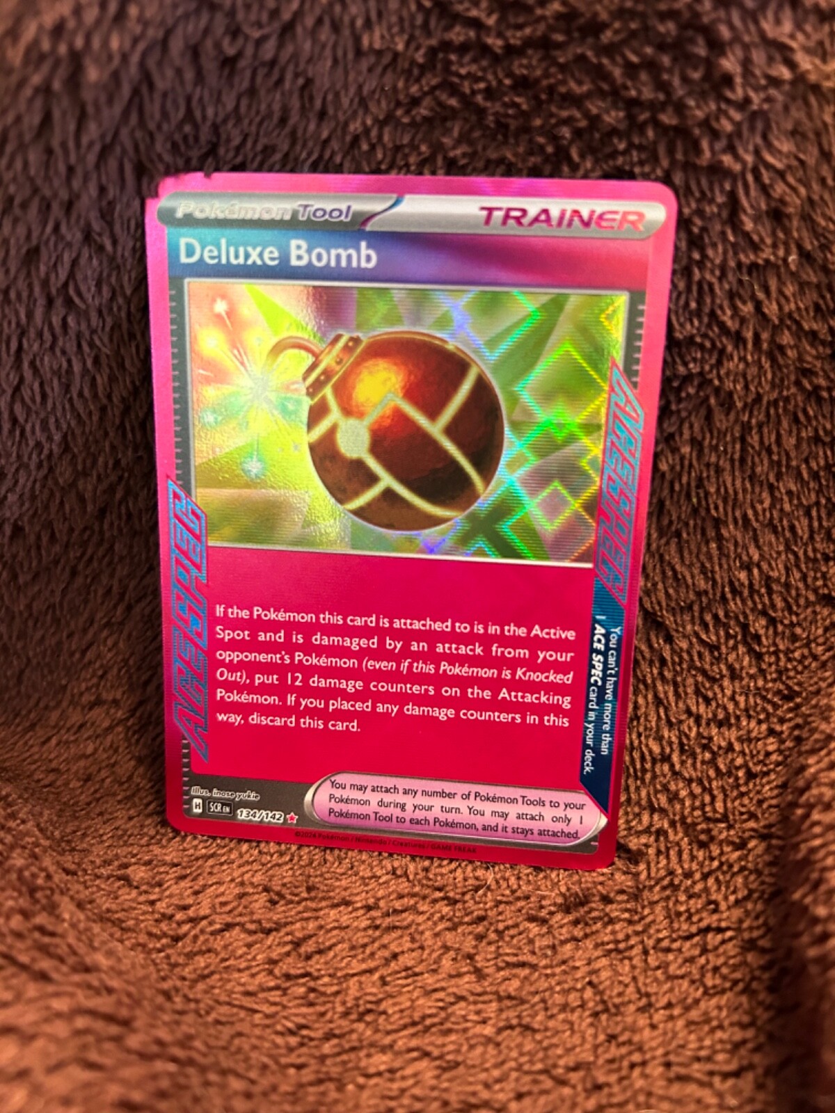 Deluxe Bomb - 134/142 Stellar Crown ACESPEC Holo Rare