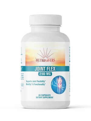 Joint Flex Support, Turmeric, Pain Relief, Increased Joint Stability -  60 Caps