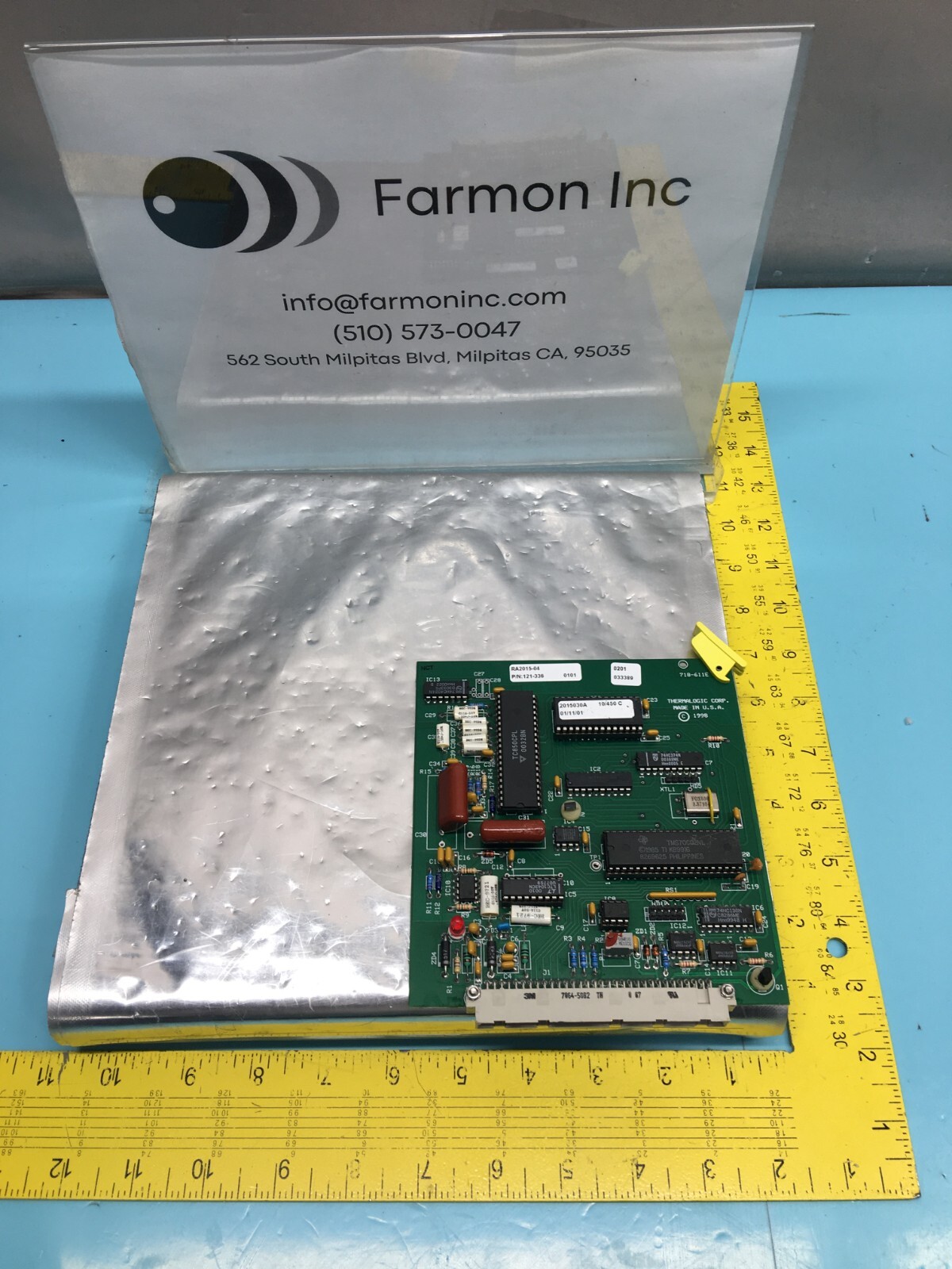 Thermalogic 121-336 Temperature Controller PCB Card RA2015-04, 153376