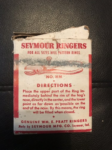 Seymour Hill Pattern Pig Rings