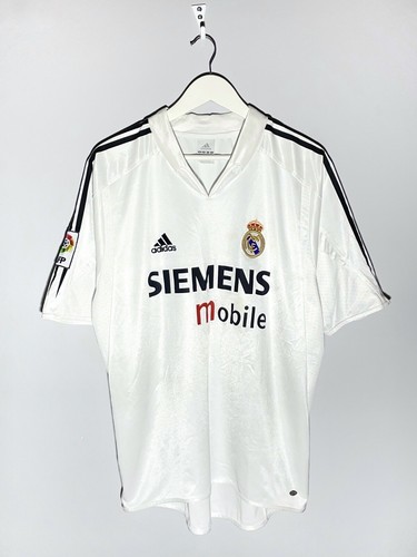 ウェア Real Madrid 04/05  Authentic jersey Real Madrid Adidas 2004/05 Vintage Away Football Shirt