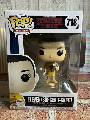 Funko Pop! Vinyl: Stranger Things - Eleven - (Burger T-shirt) #718