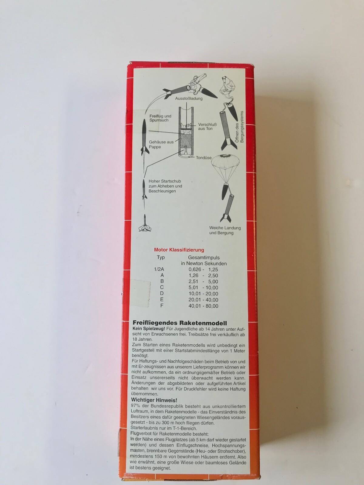 Foreign model rocket Germany Aggregate-9 model