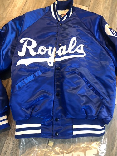 Nwt’s 1980’s Starter Satin Kansas City Royals MLB Jacket Men’s Xl New In Bag