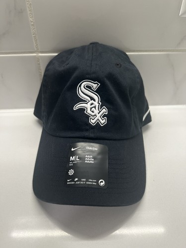 Nike Club Cap Chicago White Sox Black White Adjustable