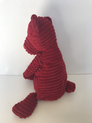 Jellycat Teddy Bear Crimson Red Corduroy Cordy Roy 16