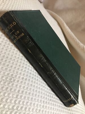 Rare Antique Book 1881 Select Orations of Cicero by Allen and Greenough