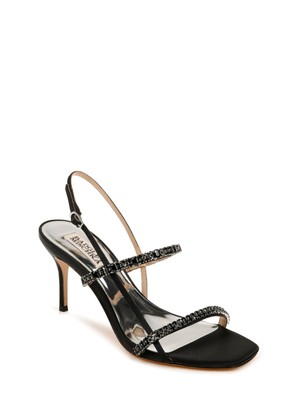 

BADGLEY MISCHKA Женские черные туфли с украшением Zane Square Toe Stiletto Slingback, Черный, MP5407