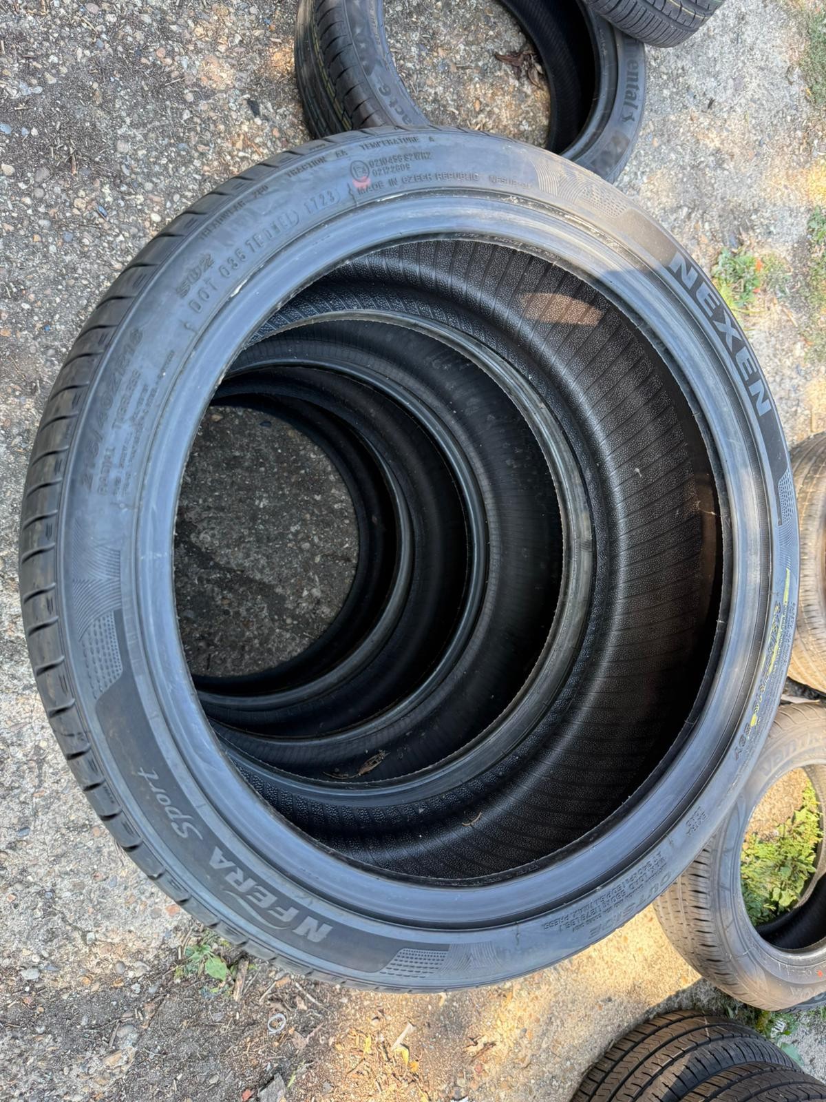 New 215 40 18 Nexen, Nfera Sport, XL, 89Y, x1 Single Tyre (F1_tyres) YD156