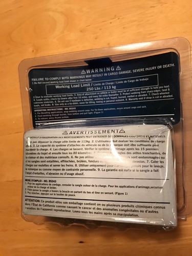 Two Pack Securing Straps Of Premium Lashing By Vault - 8 Ft Long Rated 250 Lbs