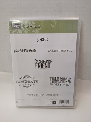 Stampin Up Simply Wonderful Stamp Set