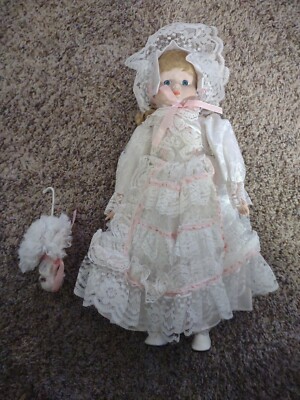 15 Inch Victorian Impex Porcelain Doll Code# OFD-SCH on Box