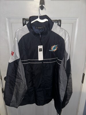 Miami Dolphins Jacket XXL Windbreaker NFL Sports Illustrated SI NWT