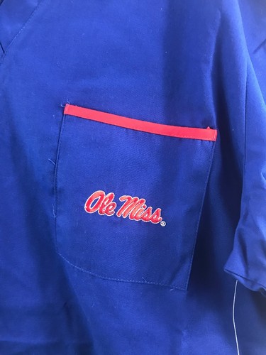 Ole Miss Rebels Scrub Top New With Tags Size Large
