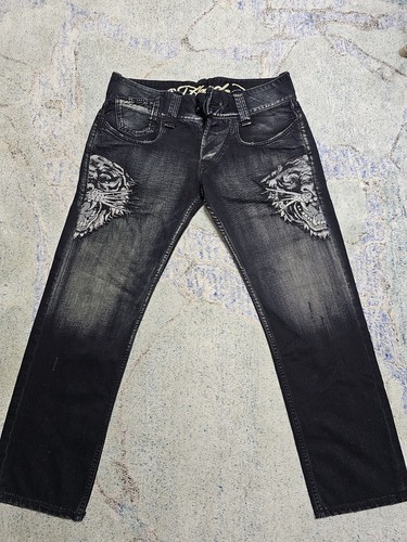 epine エピヌ é rhinestone jeans black S épine》é rhinestone jeans BLACK エピヌ