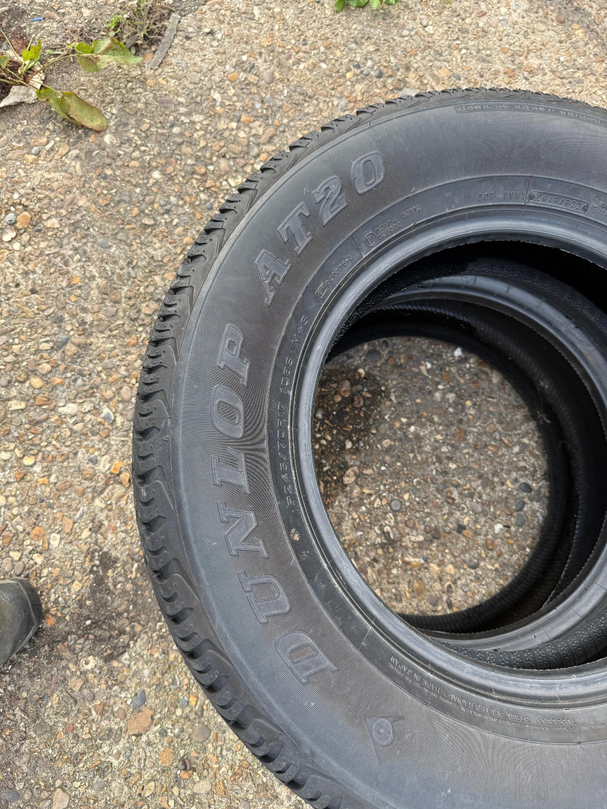 New 245 70 17 Dunlop, Grandtrek AT20, M+S, 108S, x1 Tyre (F1_tyres) YD185