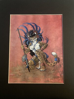 Rare  Furry Anthro/Fantasy Artist  SUSAN VAN CAMP Limited Edition laser  Print