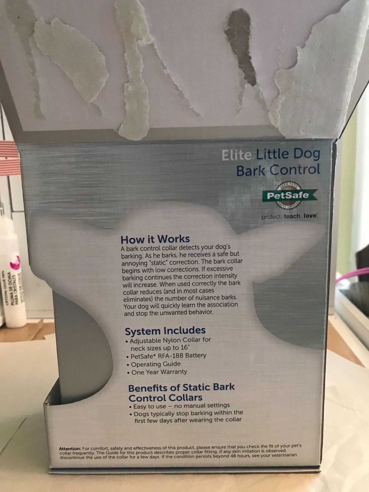 PetSafe Elite Little Dog Bark Control Dog Collar By PetSafe 'PRE-OWNED