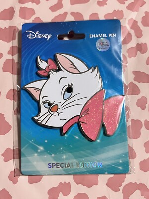Disney Pin Pink a la Mode Portrait Series Marie #1 Angry Face Expression LE 300