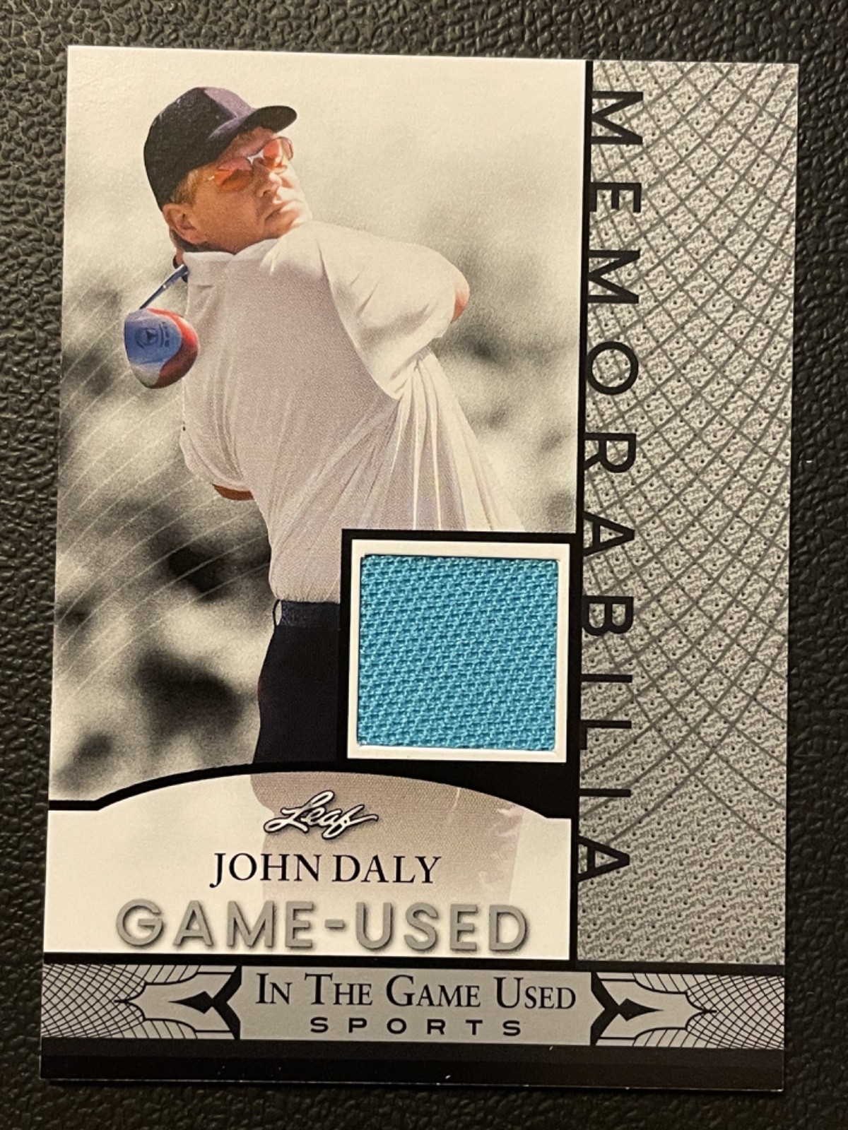 2024 Leaf In The Game Used Memorabilia Silver John Daly Jersey