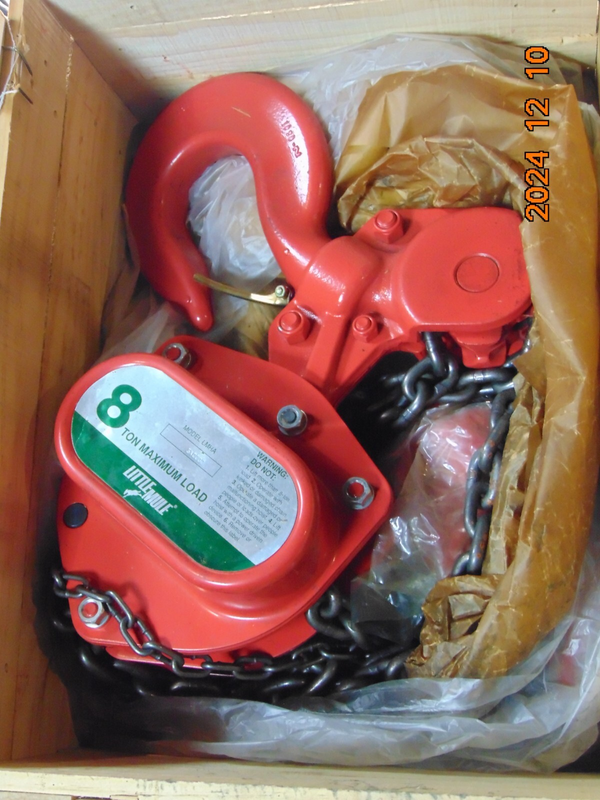 COFFING LMHA HAND CHAIN HOIST - 8 TON CAPACITY - 10 FT LIFT LITTLE-MULE