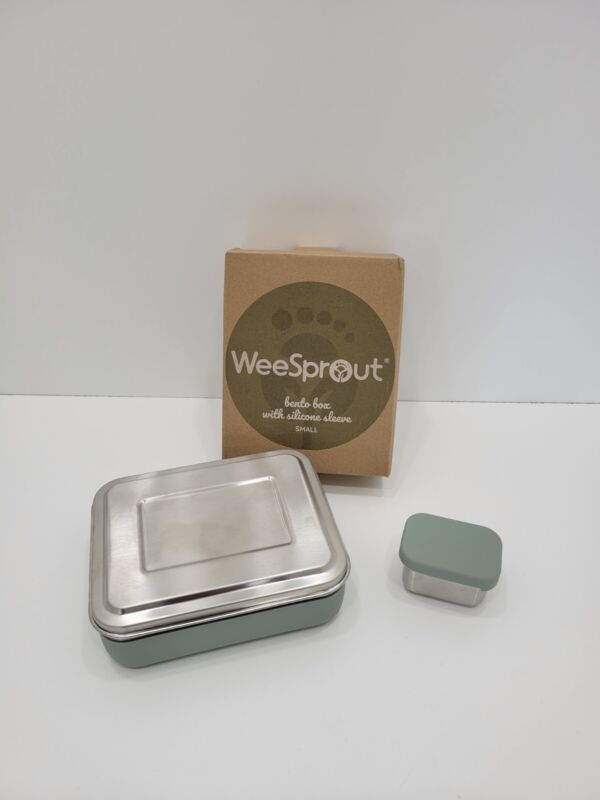 Wee Sprout Bento Box With Silicone Sleeves Small