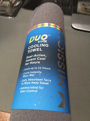 MISSION DUO MAX COOLING TOWEL 9.5''X36'' NEW WITH TAGS