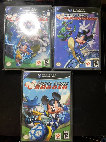 GAMECUBE Disney Sports Football/Skateboarding/Soccer NINTENDO EMPLOYEE LIBRARY