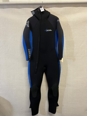 Men's Hydroflex Hooded Full Suit Dive Wetsuit 7/6mm, Sz L, Retail $560 New w/Tag