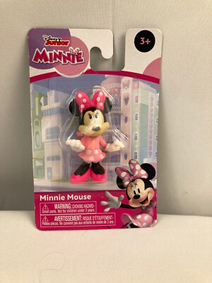 Disney Junior Collectible 3'' Minnie Mouse Figurine Polka Dot Skirt by Just Play
