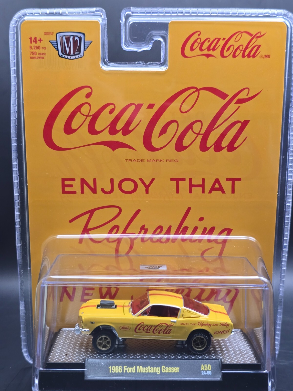 M2 Machines Coca-Cola 1966 Ford Mustang Gasser A50 24-50 1