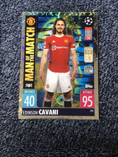 Edinson Cavani 2021-22 Topps Match Attax UCL Man Of The Edinson Cavani 2021-22 Topps Match Attax UCL Man Of The