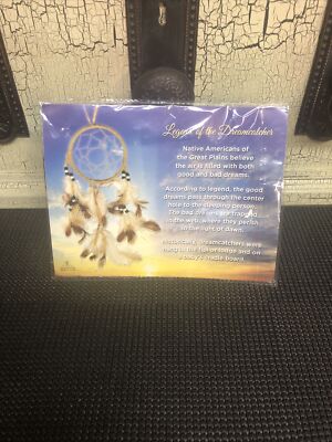 4  X 7  Dreamcatcher, Native American, Legend of the Dreamcatcher New In Package