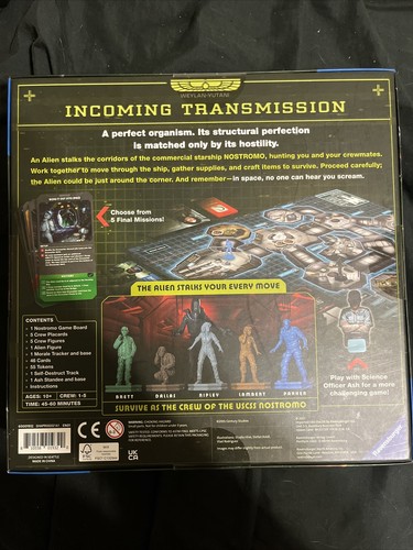 Alien Board Game Ravensburger Alien Fate of The Nostromo  - 60001932