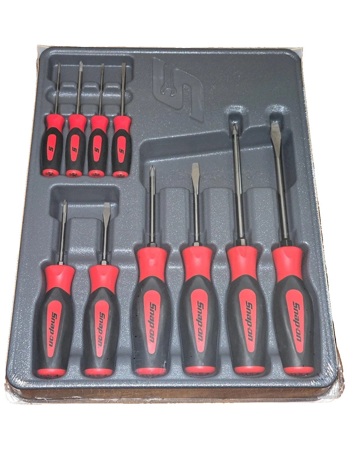 NEW Snap-on™ 10-pc Red Soft Grip Screwdriver & Pick Set SGDX60204C