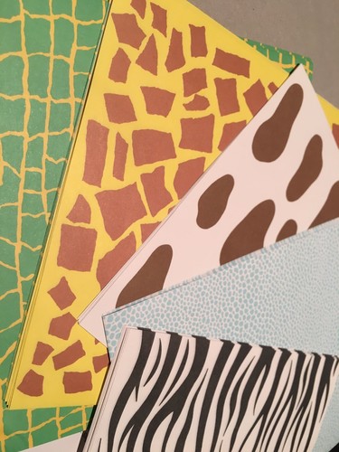 Japanese Origami Paper Animal Print Grimm Hobby 38 pcs.