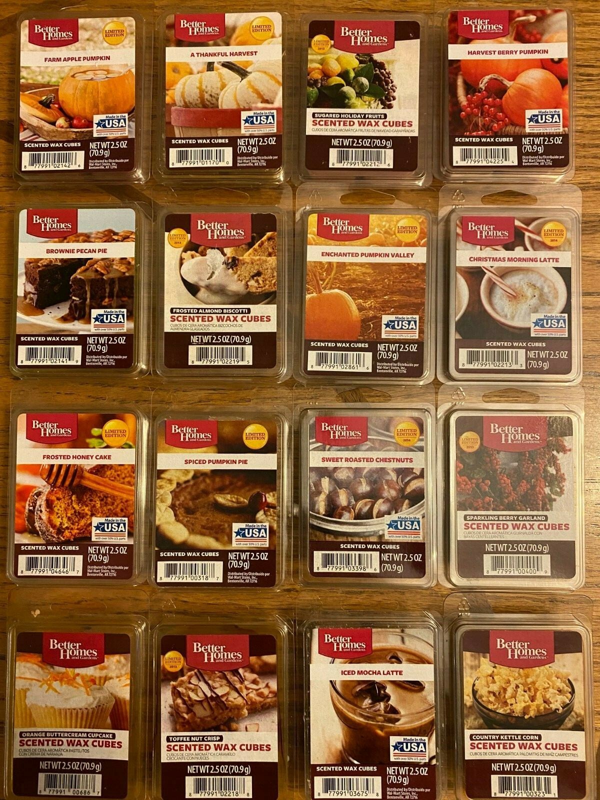 Better Homes and Gardens Scented Fragrance Wax Cubes YOU CHOOSE 