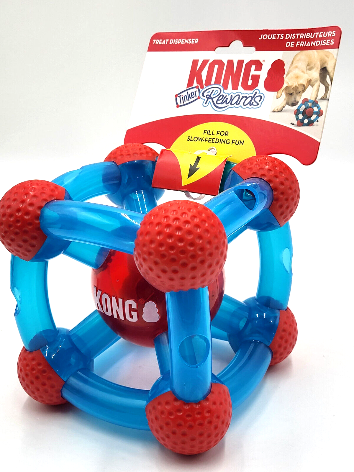 KONG Rewards Tinker Treat Dispenser Slow Feeder Dog Puzzle Toy 5.5"