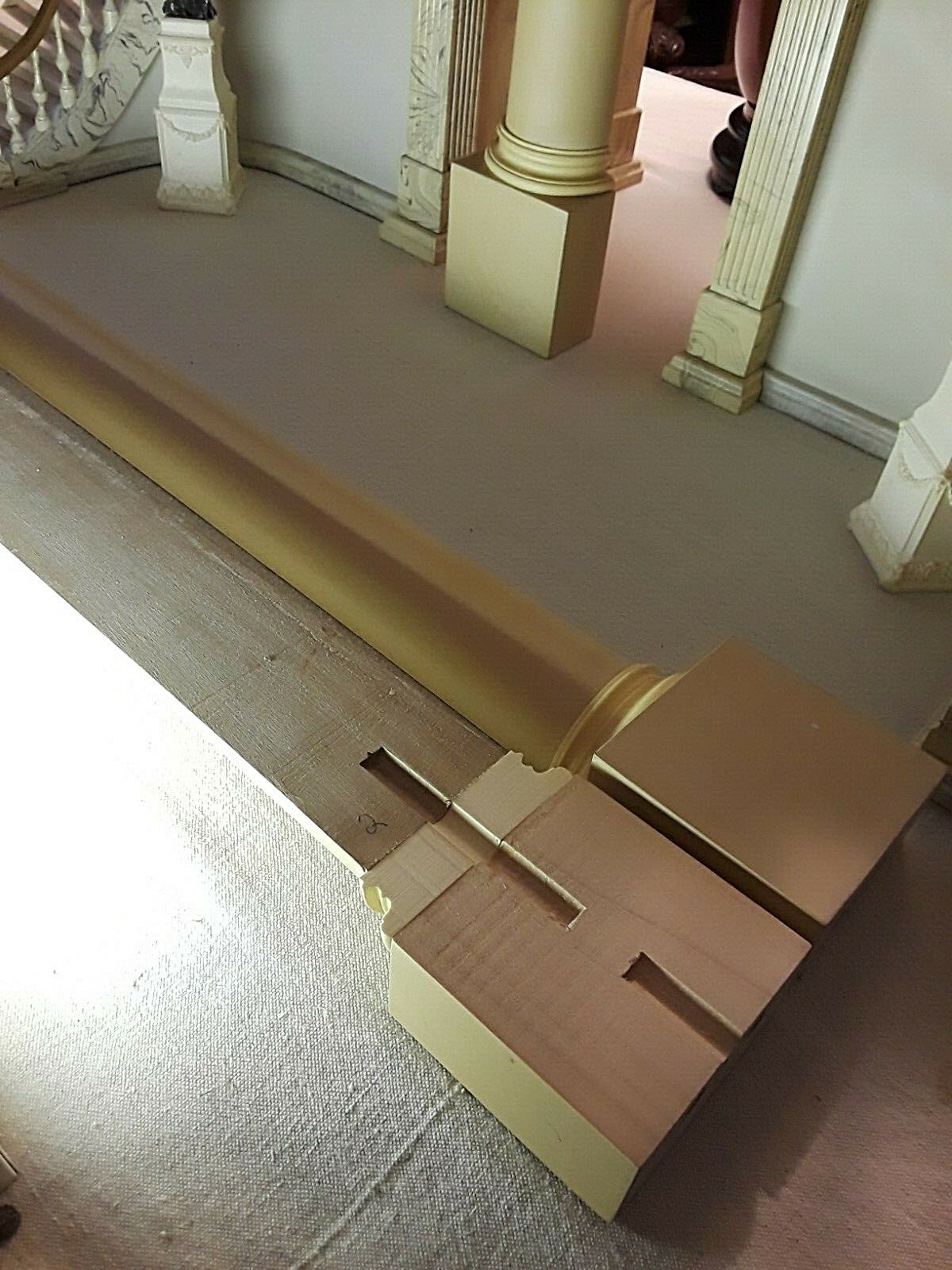 ONE, CORINTHIAN  PILASTER  COLUMN,   HEIGHT 34 3/4