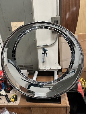 28 X 9 Outer reverse Lip ''chrome fits all 3pc Wheel Asanti,Gfg,vellano,Forgiato