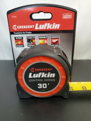  Tape Measure Finger tip Control 12ft standout Durable Coating 30' Lufkin 