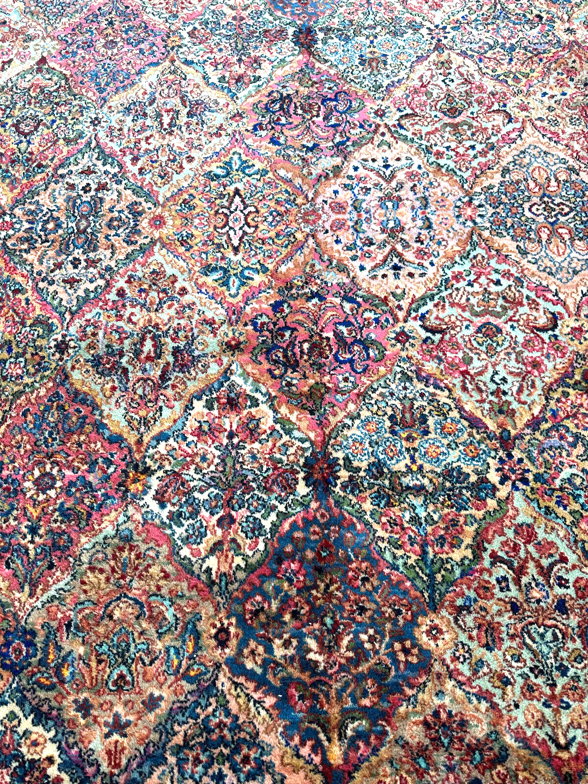 Beautiful  Antique American Karastan Kirman Rug 9x12FT 