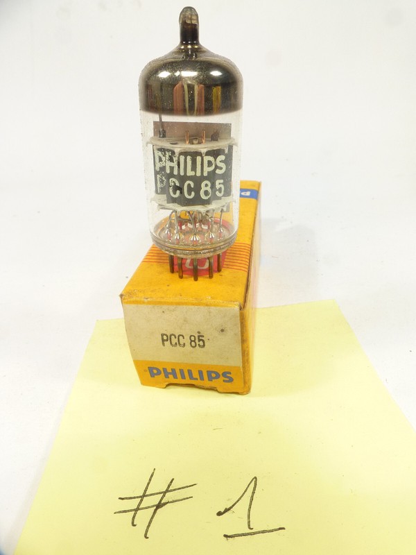 One Vintage Radio Pcc85 Philips Tsf Tube Nos & Nib