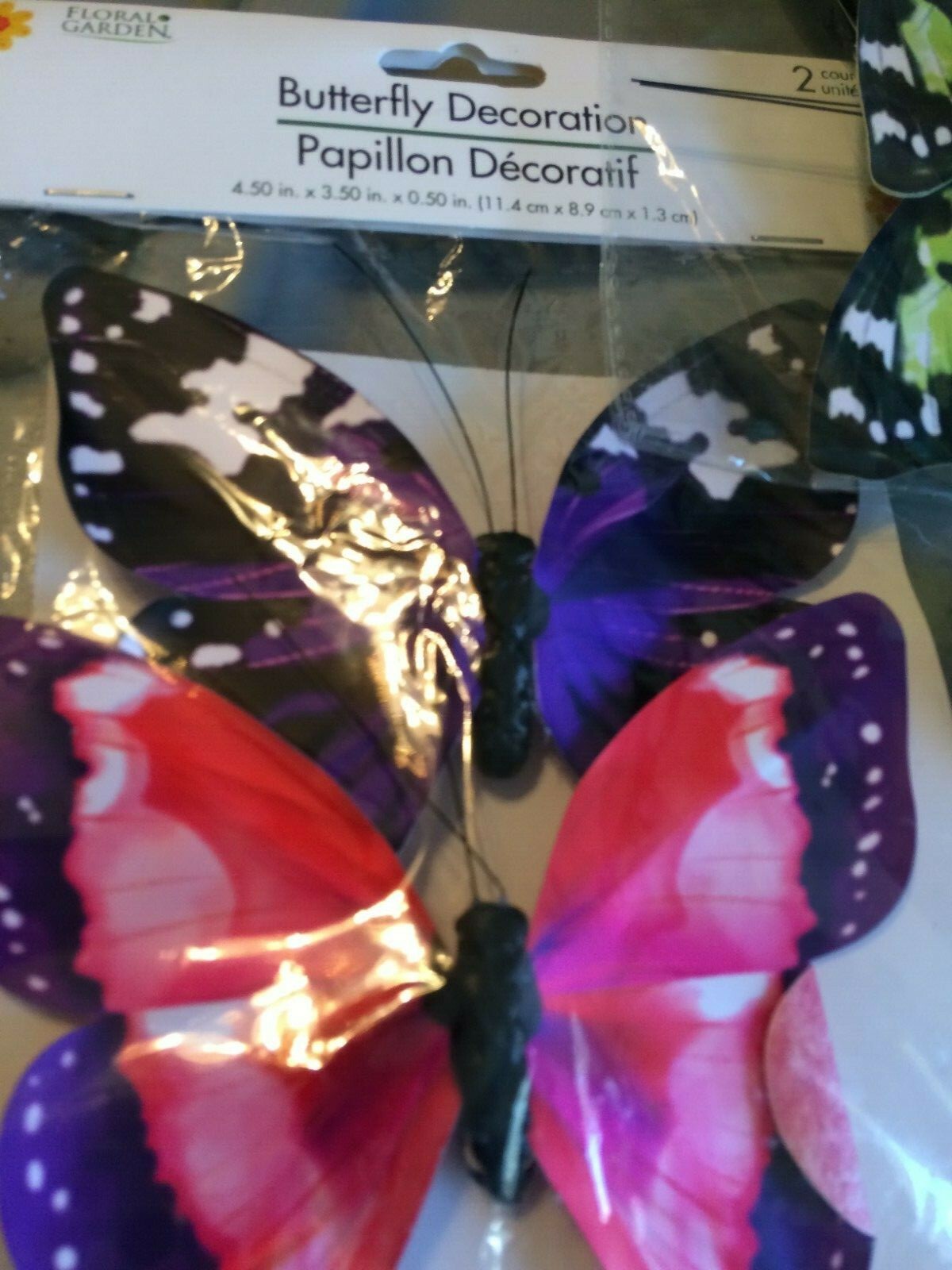 Lot of 22 Clip On Butterfly Decorations