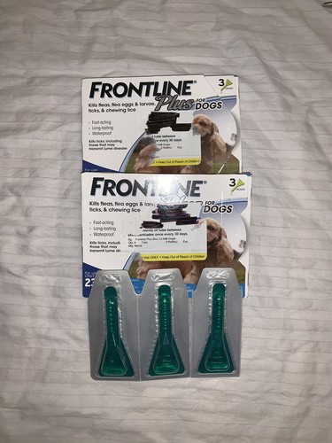 Frontline Plus Flea Treatment for Dogs - 9 Doses (23-44 Lbs.)