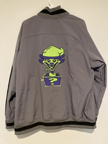 ジャケット・アウター WEIRDO CLOWN - CRAZY JACKET RARE Hi Ya Roy Evil Clown Black Zip Up hoodie Mask Jacket