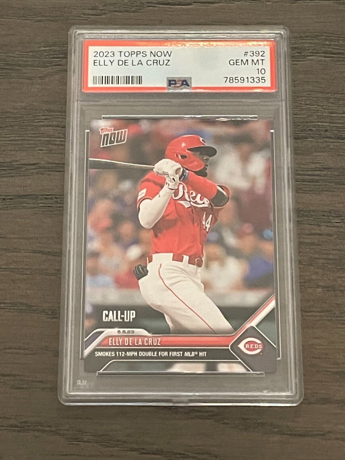 2023 Topps Now Elly De La Cruz XRC #392 PSA 10 Cincinnati 2023 Topps Now Elly De La Cruz XRC #392 PSA 10 Cincinnati
