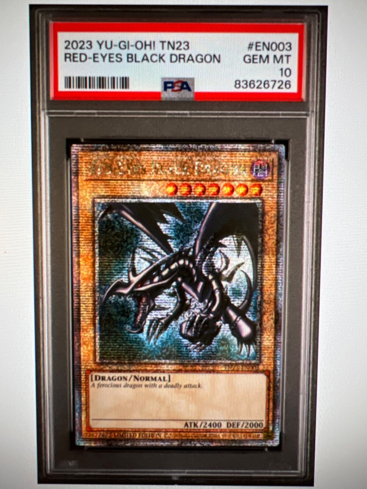 【PSA10】 Red-Eyes Black Dragon遊戯王 レッドアイズ PSA10】 Red-Eyes Black Dragon遊戯王 レッドアイズ