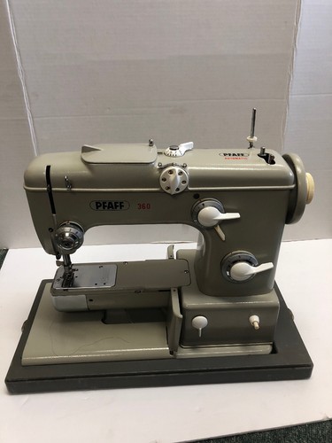 Pfaff 360 Industrial Sewing Machine with Case and pedal made in Germany TESTED